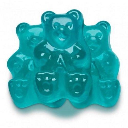 Albanese Light Blue Watermelon Gummi Bears ~ 5lb Bag  Albanese Light Blue Watermelon Gummi Bears ~ 5lb Bag