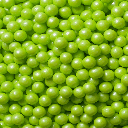 Shimmer Lime Green Candy Beads ~ 2lbs. 