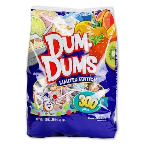 Special Edition Dum Dums 300ct. Bag   Special Edition Dum Dums 300ct. Bag