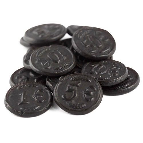 Money Salt Coins Licorice 2.2lb Bag