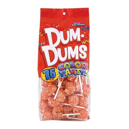 Orange Dum Dum Pops 