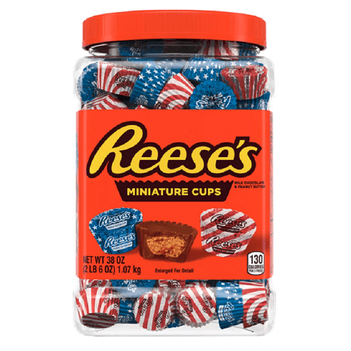 Red, White, & Blue Peanut Butter Cups