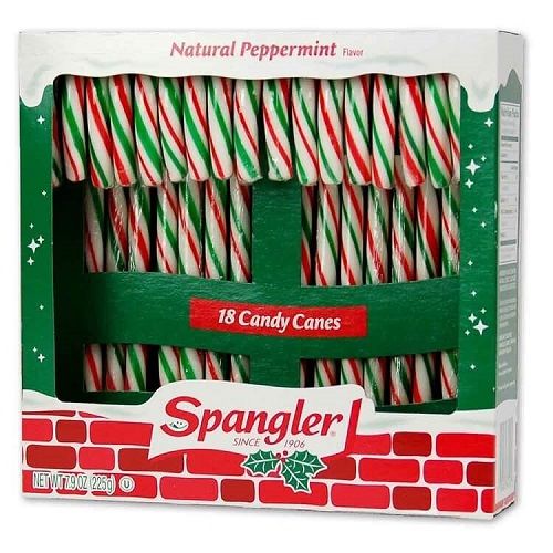 Spangler 6" Red, White , & Green Candy Canes