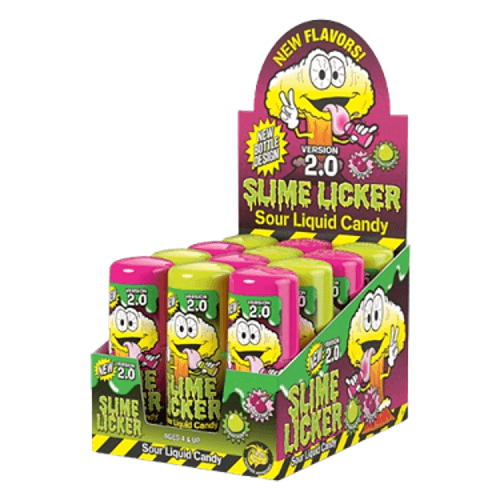 Toxic Waste Black Cherry and Green Apple Slime Licker 2.0 Toxic Waste Black Cherry and Green Apple Slime Licker 2.0