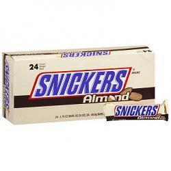 Snickers Almond Candy Bar - 24ct. 
