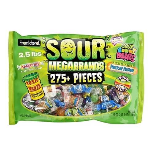 Frankford Sour Mega Brands Candy Assortment  Frankford Sour Mega Brands Candy Assortment