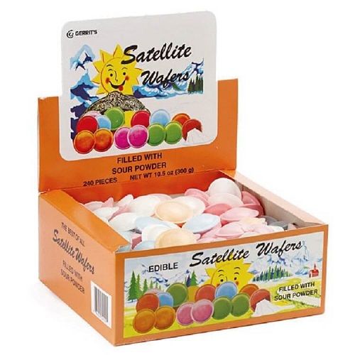 Gerrit's Sour Satellite Wafers - 240 Count Box