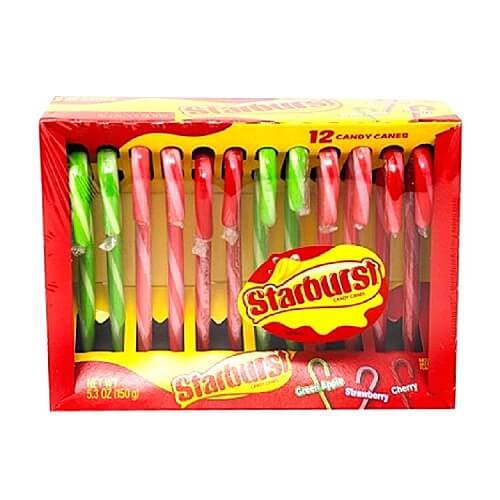 Starburst Candy Canes Starburst Candy Canes