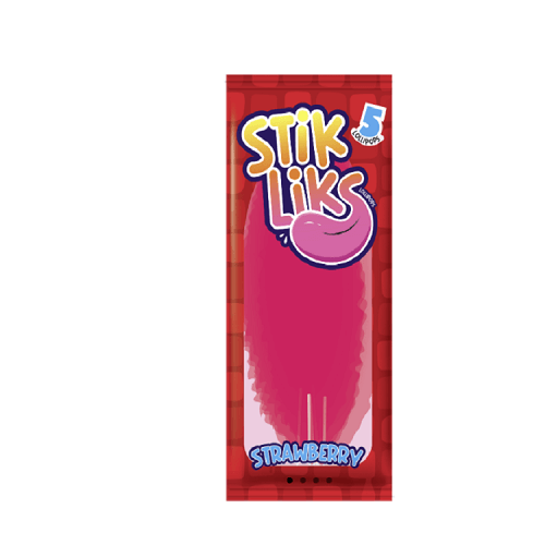 Stik Liks Strawberry Lollipops