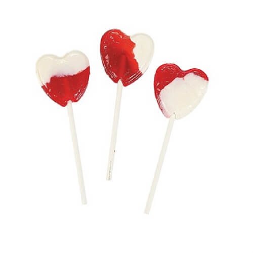Strawberry n Cream Heart Pops Strawberry n Cream Heart Pops