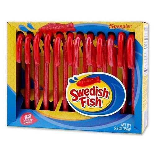 Swedish Fish Candy Canes Swedish Fish Candy Canes