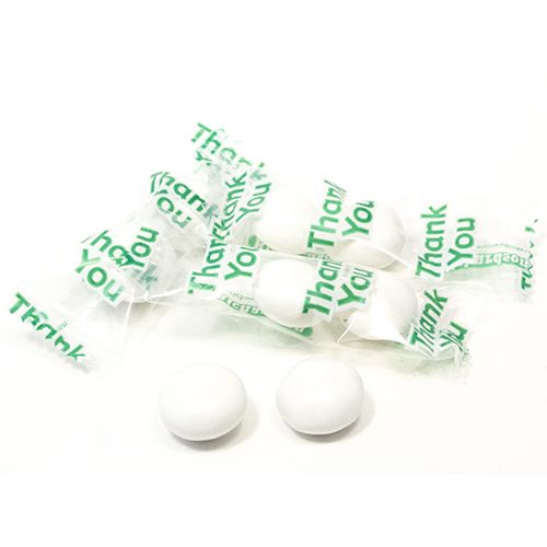 "Thank You" White Gourmet Mints 1000pcs. "Thank You" White Gourmet Mints 1000pcs.