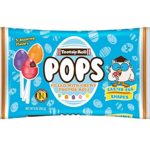 Tootsie Roll Egg Shaped Pops