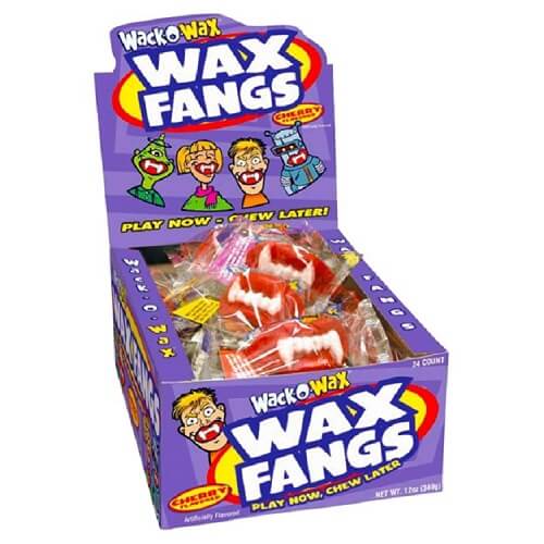 Wack-O-Wax Fangs ~ 24 Count Box 