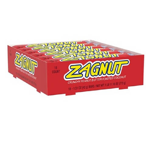 Zagnut Candy Bar~18 Count