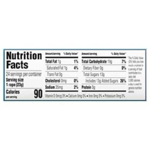 Blue Raspberry Laffy Taffy Rope ~ 24 Count - Image 4