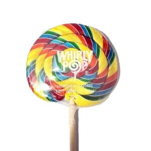 4" Rainbow Whirly Pops ~ 12 count