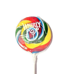 3" Rainbow Whirly Pops ~ 12 count