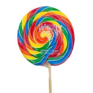 5" Rainbow Whirly Pops ~ 12 count