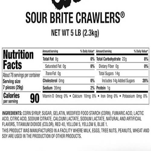 Trolli Sour Brite Crawlers - 5lb Bag - Image 2