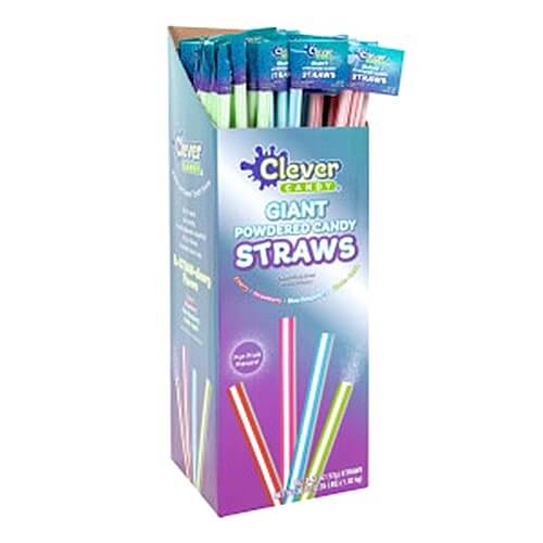 Clever Giant Powdered Candy Straws
