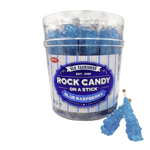 Blue Rock Candy Sticks