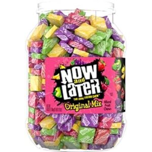 Assorted Classic Now and Later Taffy ~ 60oz Jar