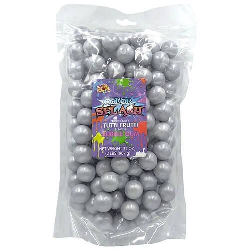 Shimmer Silver Gumballs - 2lbs