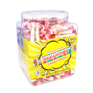 CeDe Smarties Candy Rolls in 180ct Jar