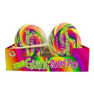 Albert's Sour Giant Swirl Pops