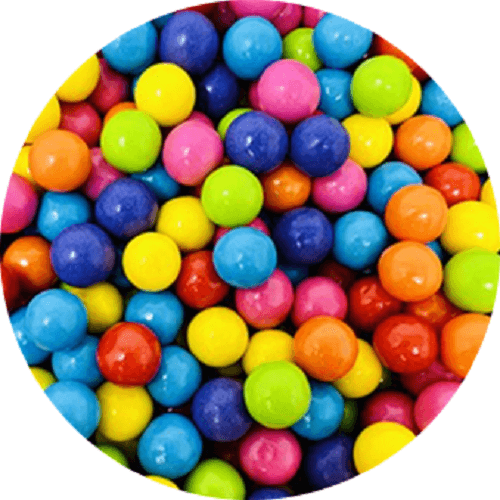 1/2" Assorted Gumballs ~ 2lb Bag - Image 2