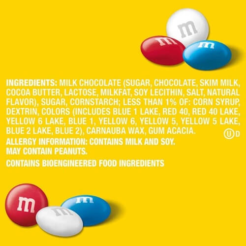 Red, White, & Blue M&M ~ 62oz Jar - Image 3