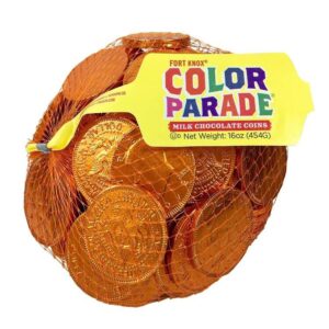 Fort Knox Chocolate Orange Coins 