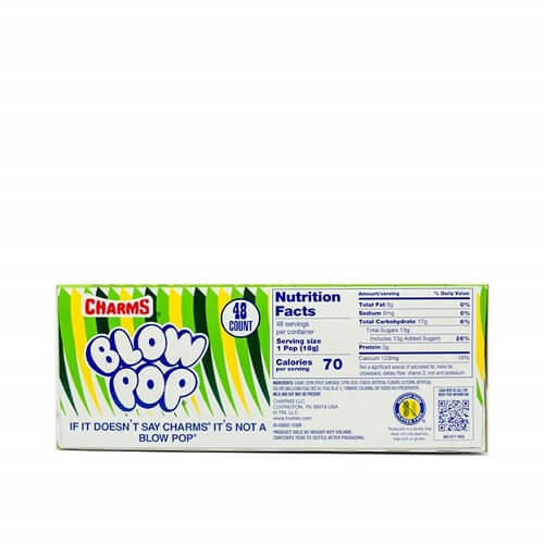 Charms Sour Apple Blowpops - Image 2