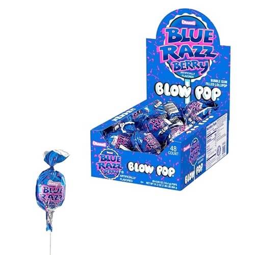Charms Blue Razz Berry Blowpops - Image 2