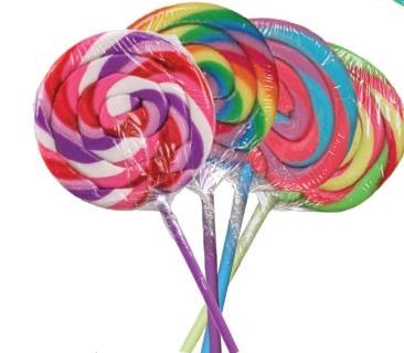 Assorted Swirl Lollipops ~ 24 Count