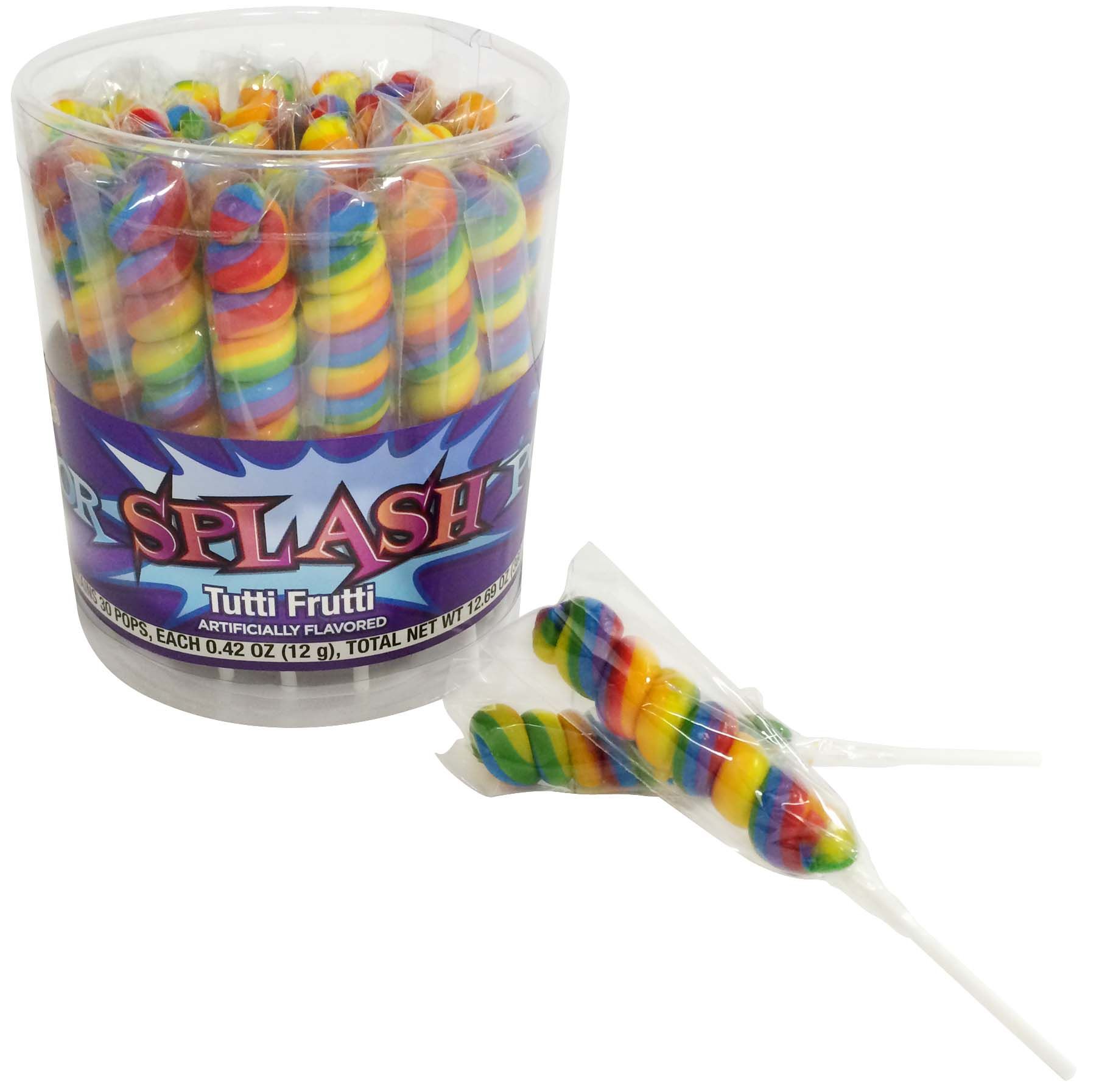 Albert's Rainbow Twist Pops ~ 30ct.