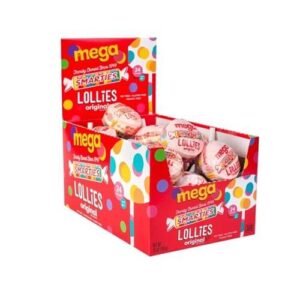 CeDe Mega Smartie Lollipops ~ 24 Count Box