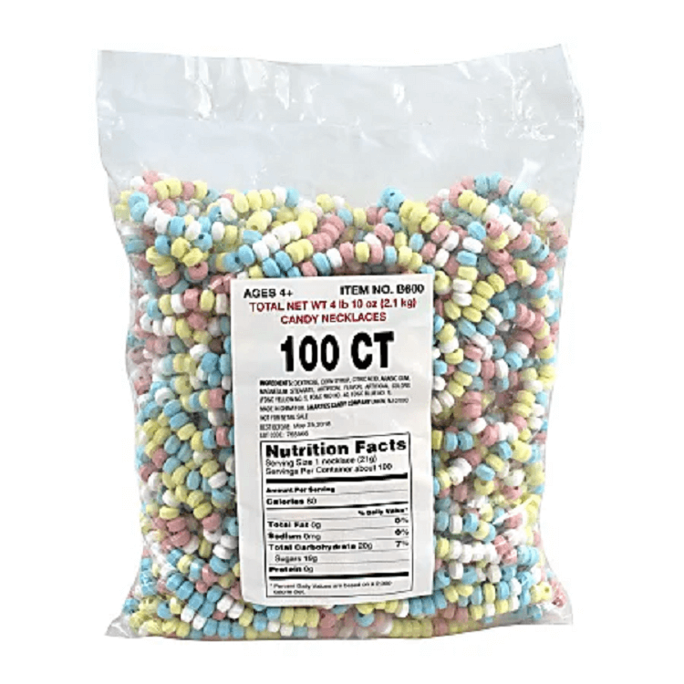 Smarties Unwrapped Candy Necklace