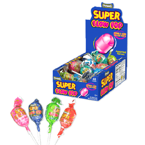 Charms Super Blow Pops ~ 48ct