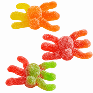 Vidal Gummi Hairy Spiders