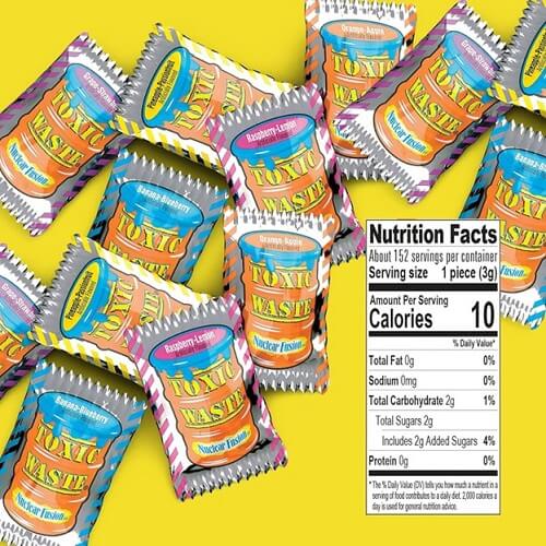 Toxic Waste Nuclear Fusion Candy Bag
