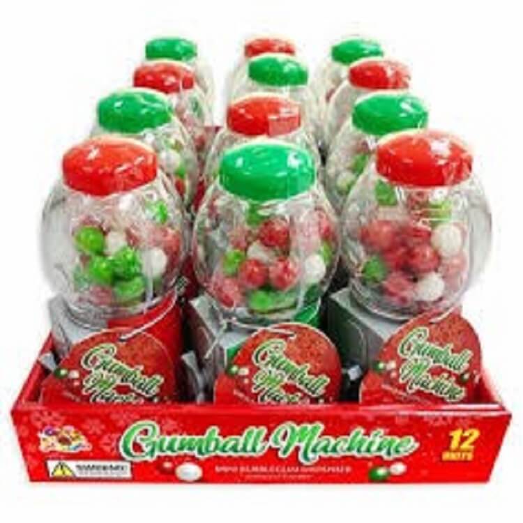 Albert's Christmas Gumball Machines