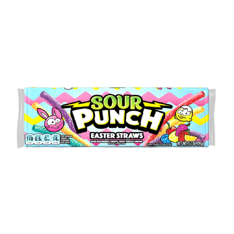 Sour Punch Easter Straws