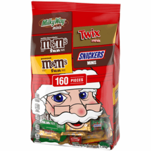 Mars Christmas Miniature Mix ~ 160 Pieces   