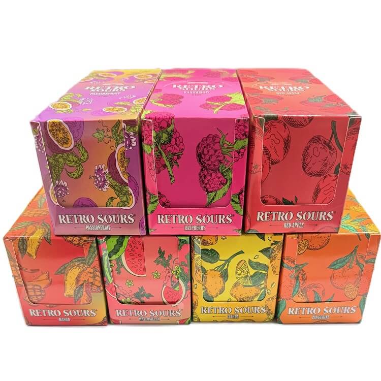 Retro Sour Candy Tin Assortment | Nostalgic Sour Candy Gift Set ...
