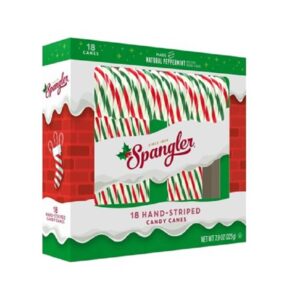 Spangler 6" Red, White , & Green Candy Canes