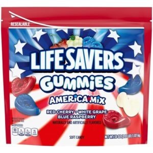 Lifesaver Red, White, and Blue Gummies