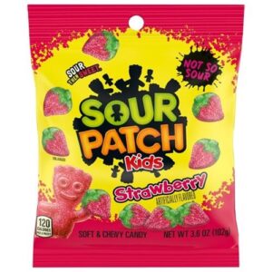Sour Patch Kids Strawberry Peg Bags